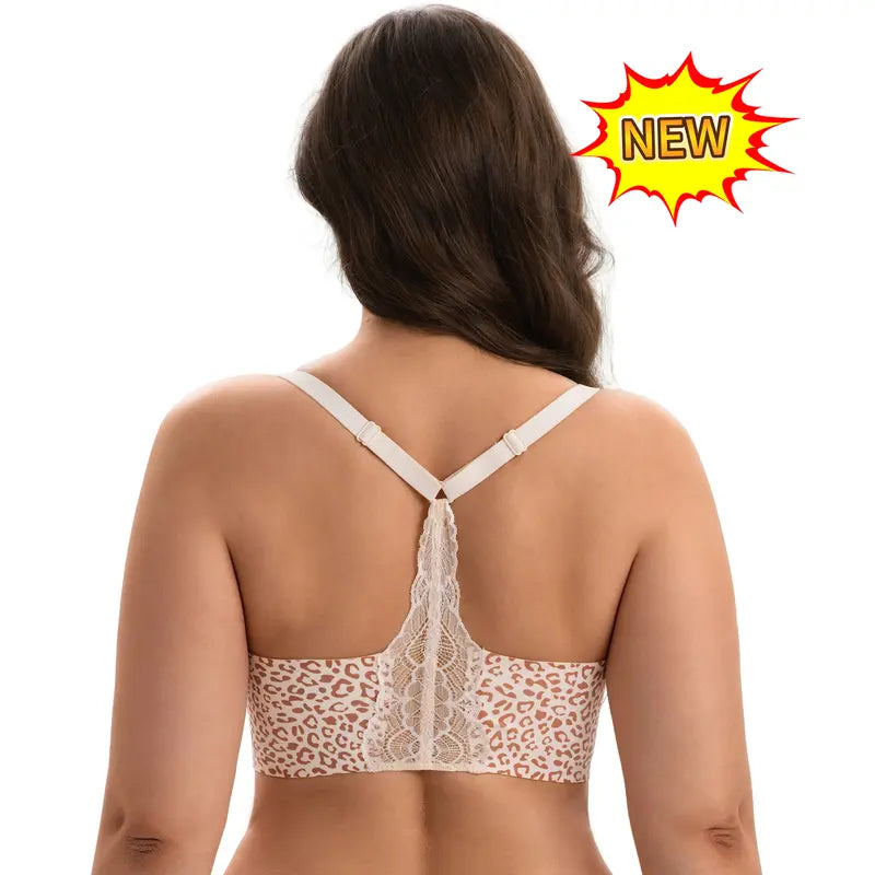 Lusait Lace Jelly Bra Bralettes for Women | Seamless Wireless Deep V