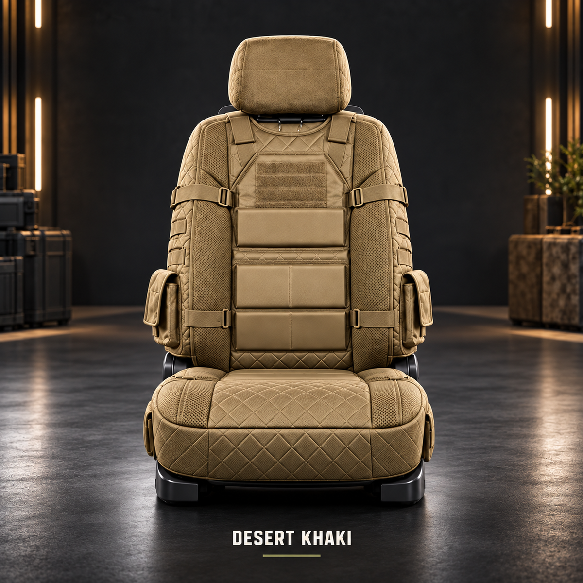 🚙 Durable Tactical Truck Seat Cover✨ Storage, Protection & All-Day Comfort