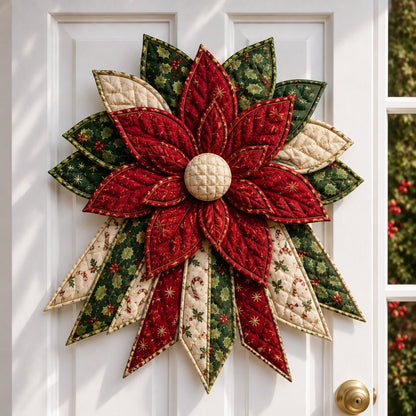 🎉 Holiday Celebration 50% OFF 🎄 – Festive Quilted Christmas Door Hanging DIY Sewing Kit