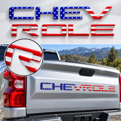 3D Raised Tailgate Letters – Premium ABS Overlay Trim Stickers