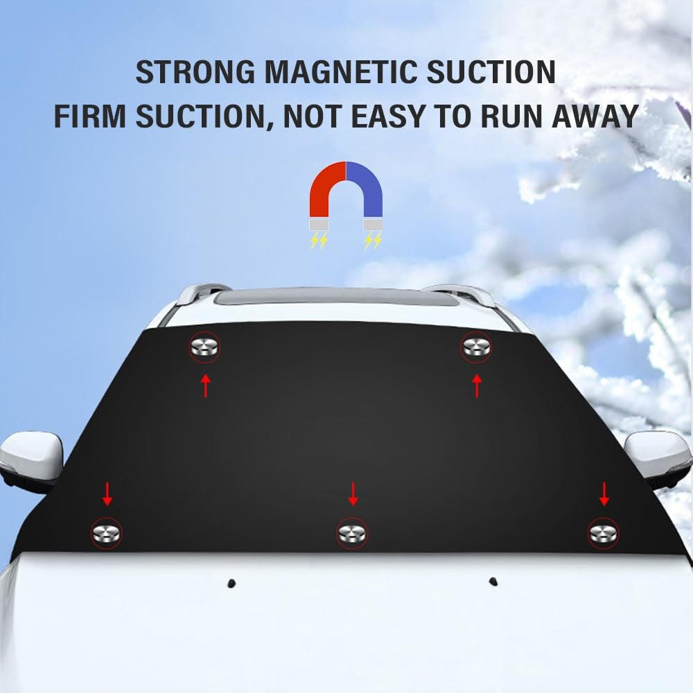 🛡️2026 Upgraded Car Windshield Magnetic Snow Cover