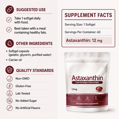 Stycove Astaxanthin - 12mg Softgels