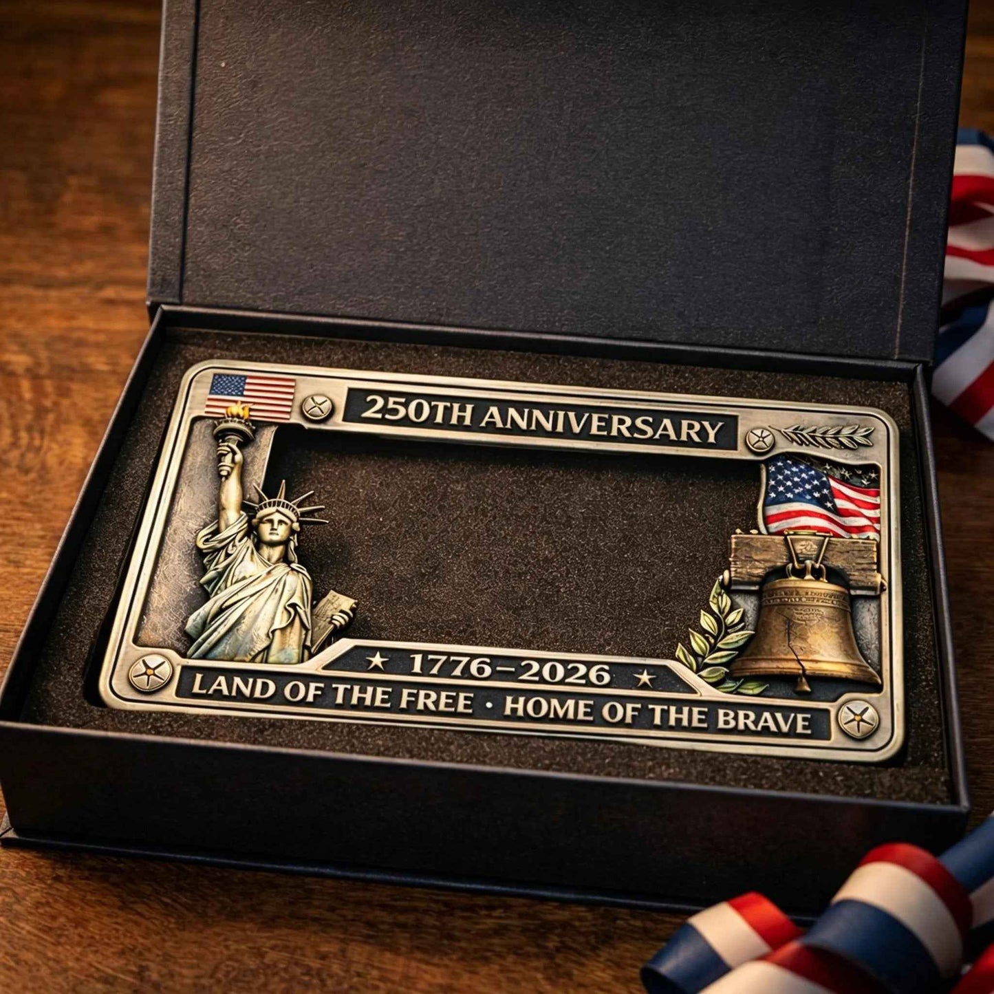 🗽🇺🇸 250th Anniversary Commemorative License Plate Frame🚗