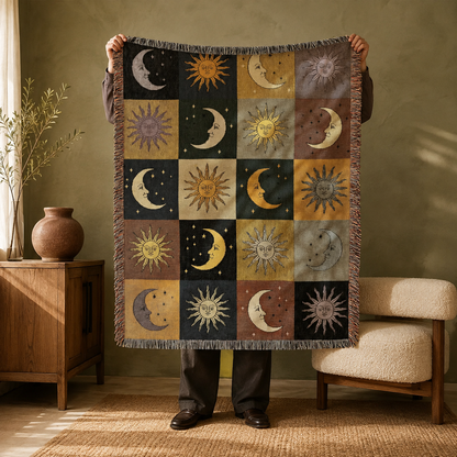 Multi-Function Woven Tassel Blanket, 130x160cm