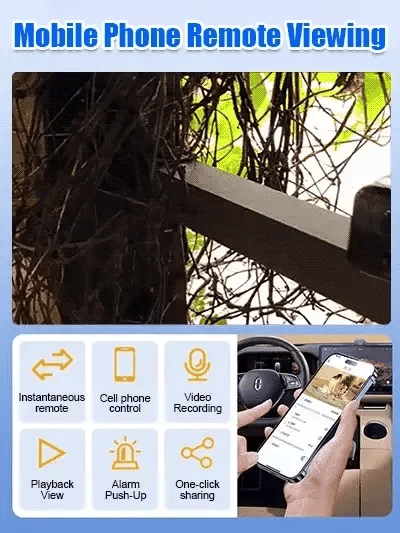 W03 Smart WiFi Security Camera – 1080P HD, Night Vision, Motion Detection, Low Power