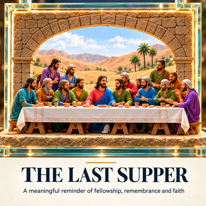 ✝️The Story of Jesus in 6 Scenes Cross Lamp