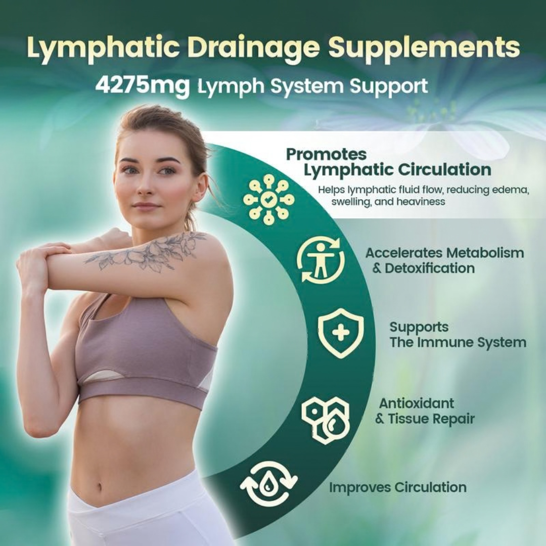 Stycove Lymphatic Drainage — 21-in-1 Advanced Botanical Formula（Purchase today and upgrade to 240 tablets/pack）