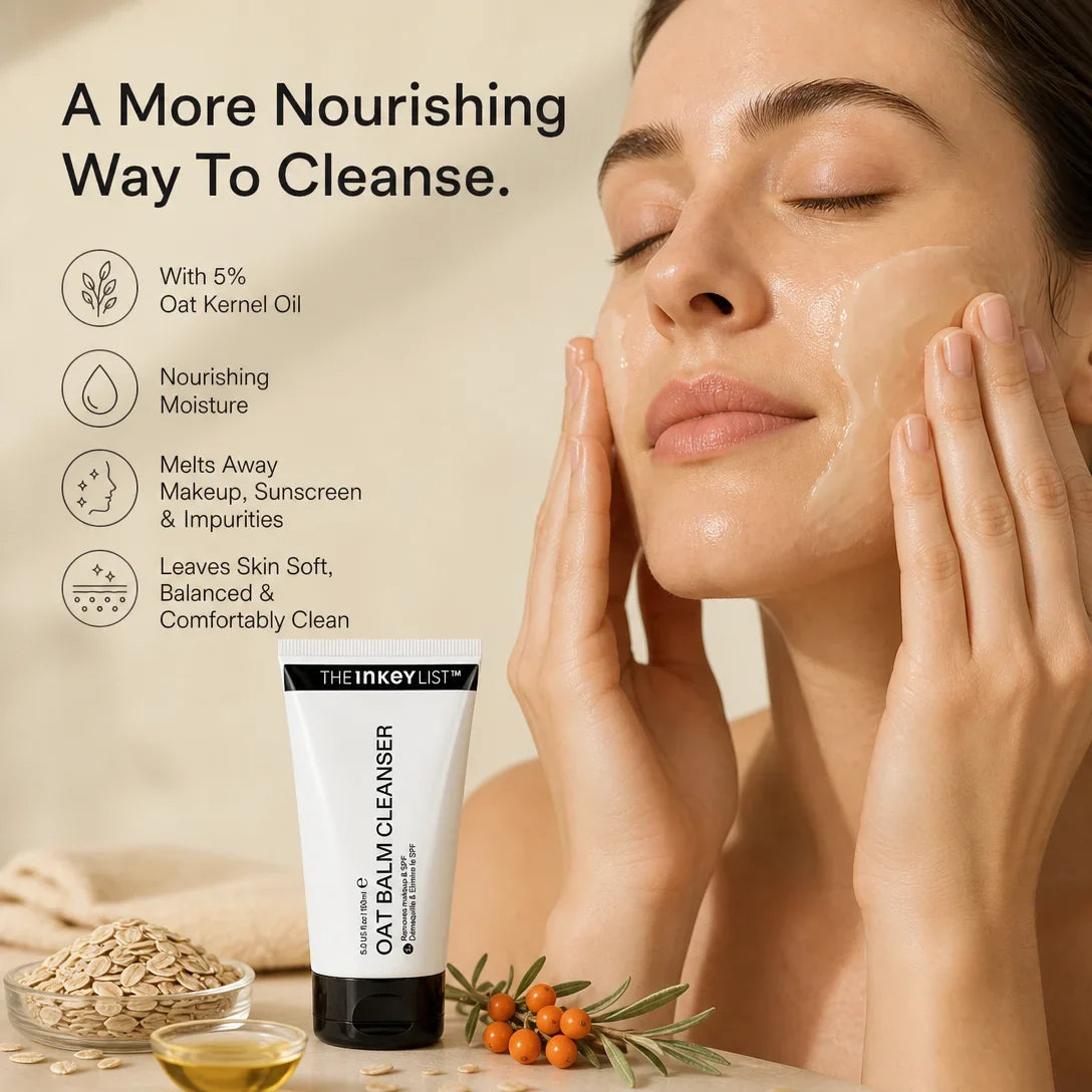 5% Oat Oil Gentle Makeup & Sunscreen Cleansing Balm