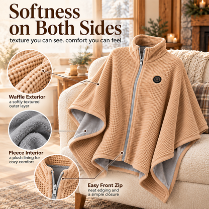 ❄️Heated Wearable Blanket – Stay Warm at Your Desk Without Bulky Layers 🔥