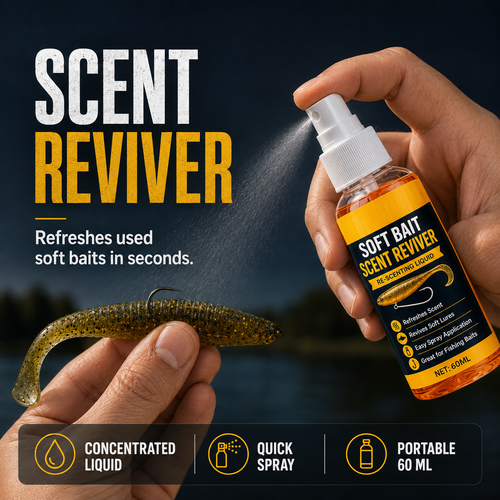 Soft Bait Scent Spray – Instant Fish-Attracting Reviver