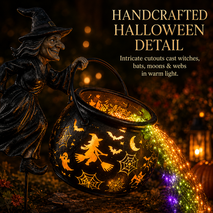 🎃Halloween Witch Cauldron Garden Light