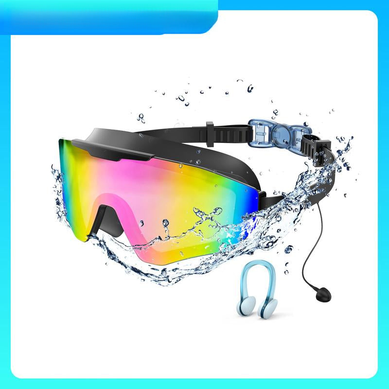 Panoramic Anti-Fog Swim Goggles Set 🏊♂️ Crystal-Clear Vision, No Leaks, No Fog!