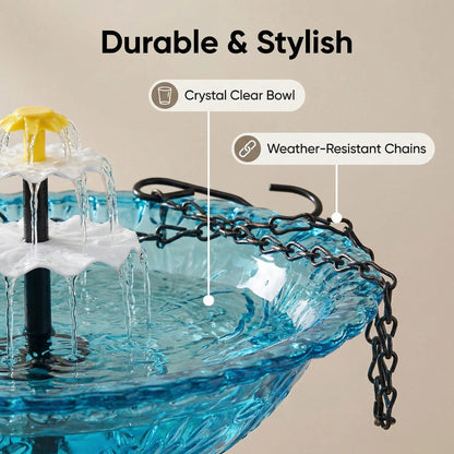 Solar Cascade Hanging Bird Bath Fountain🎁Buy 2 Free Shipping