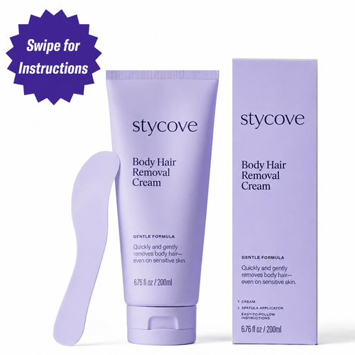 Stycove Body Hair Removal Cream - Gentle Iris & Suede Scent - 200ml