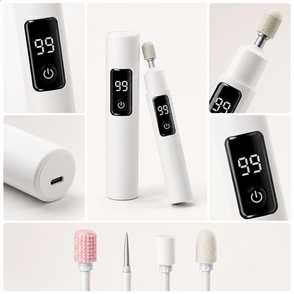 Professional Ultra-Safe LED Electric Nail Grinder