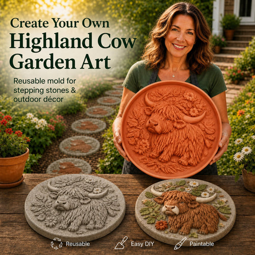Reusable Animal-Themed Garden Art Mold – Bring Nature to Life in Your Garden
