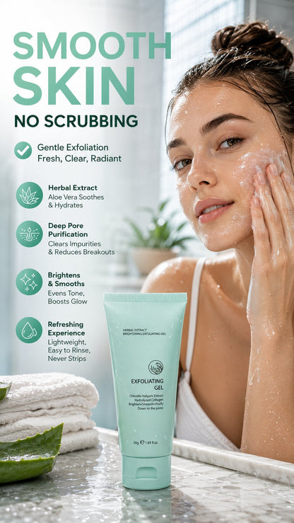 Herbal Extract Brightening Exfoliating Gel