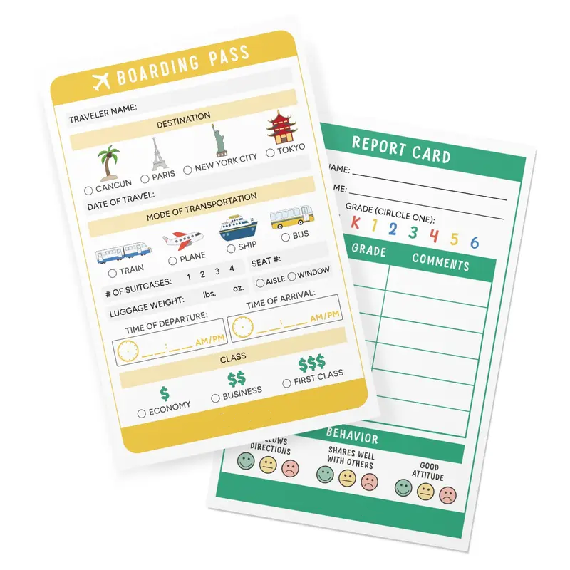 Playtime Notepads For Kids-Imaginative Role Play