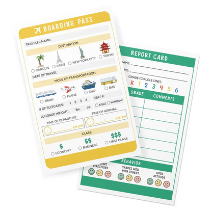 Playtime Notepads For Kids-Imaginative Role Play