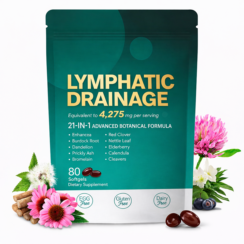 Stycove Lymphatic Drainage — 21-in-1 Advanced Botanical Formula（Purchase today and upgrade to 240 tablets/pack）
