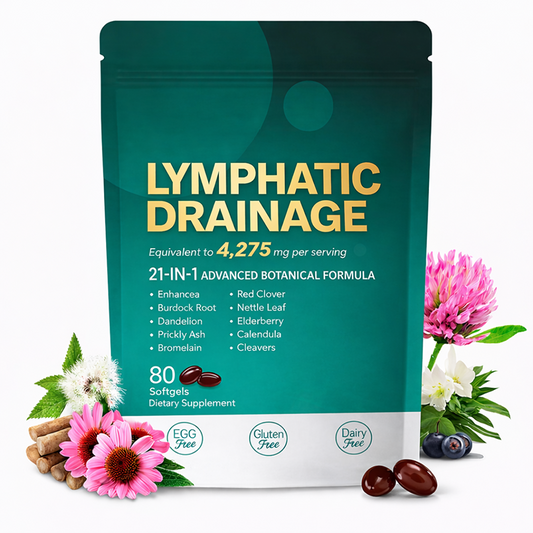 Stycove Lymphatic Drainage — 21-in-1 Advanced Botanical Formula（Purchase today and upgrade to 240 tablets/pack）