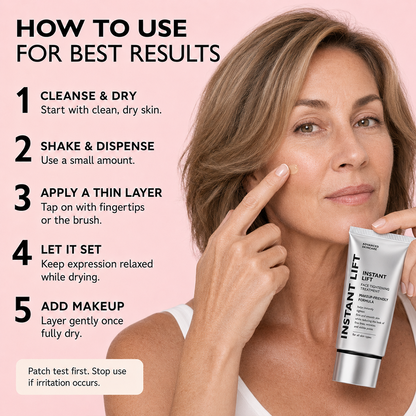 Instant Firming Temporary Face Tightener Easy-Wear Formula