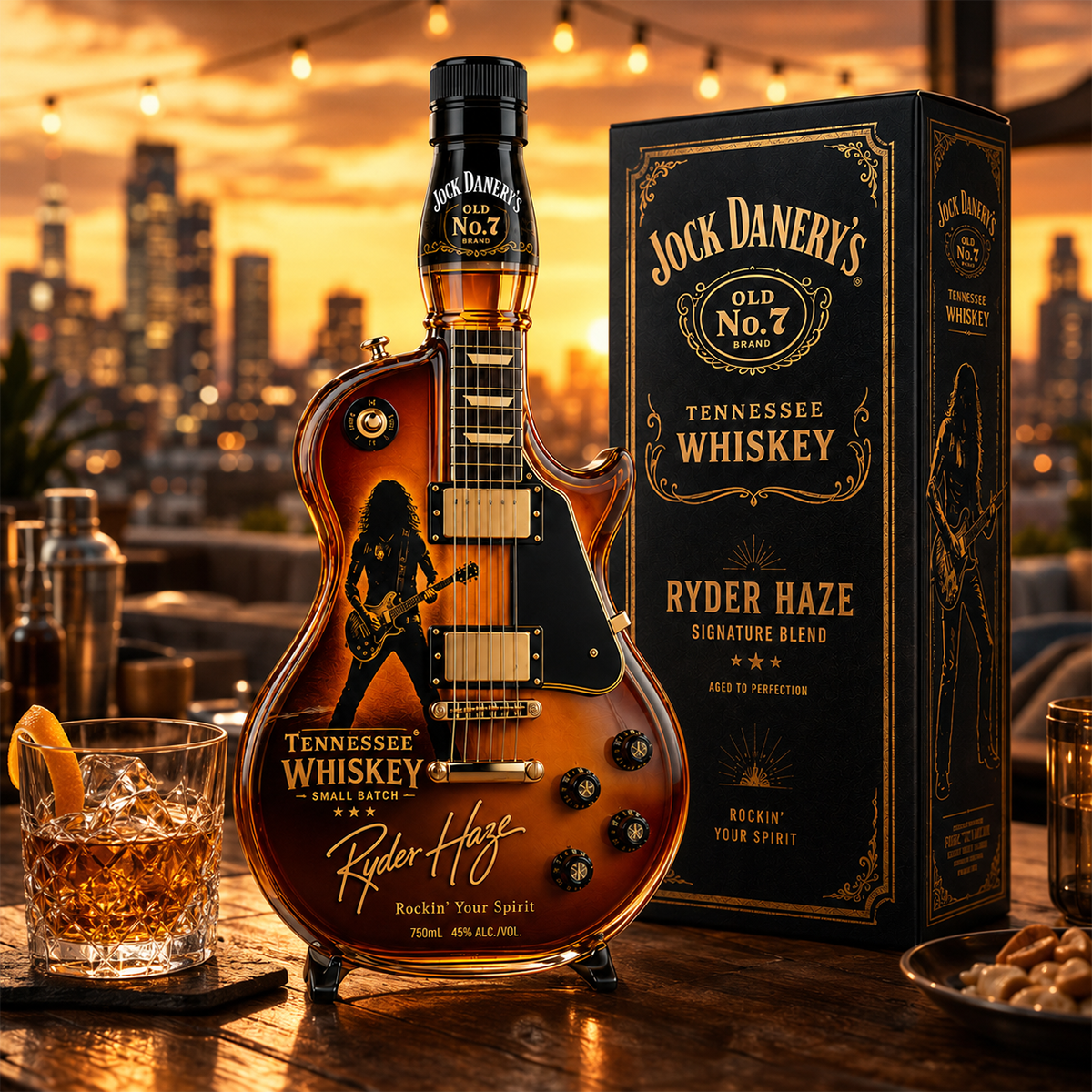 Appetite for Rock: Vintage Sunburst Figurine Spirit Bottle