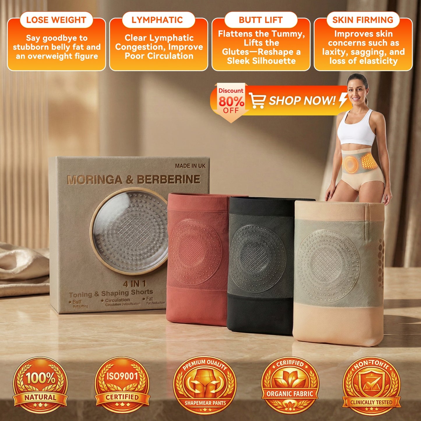 2026 New Release:  Stycove | Moringa & Berberine 4-In-1 Toning & Shaping Shorts (Targets Belly, Hips & Thighs for a Slimmer Look)