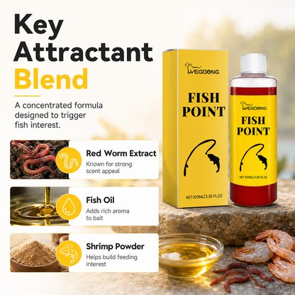 🎣 Concentrated Fish Attractant Liquid – 🐟Fast-Acting Red Worm Formula