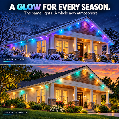Smart Rainbow LED Permanent Outdoor Light - Smartlight 🎁