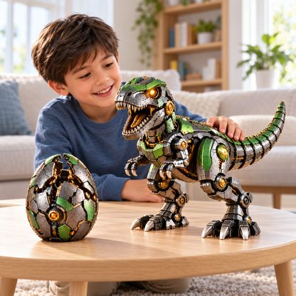 Mechanical T-Rex Egg – From Mysterious Egg to Mighty Robotic Dinosaur! 🥚⚙️✨