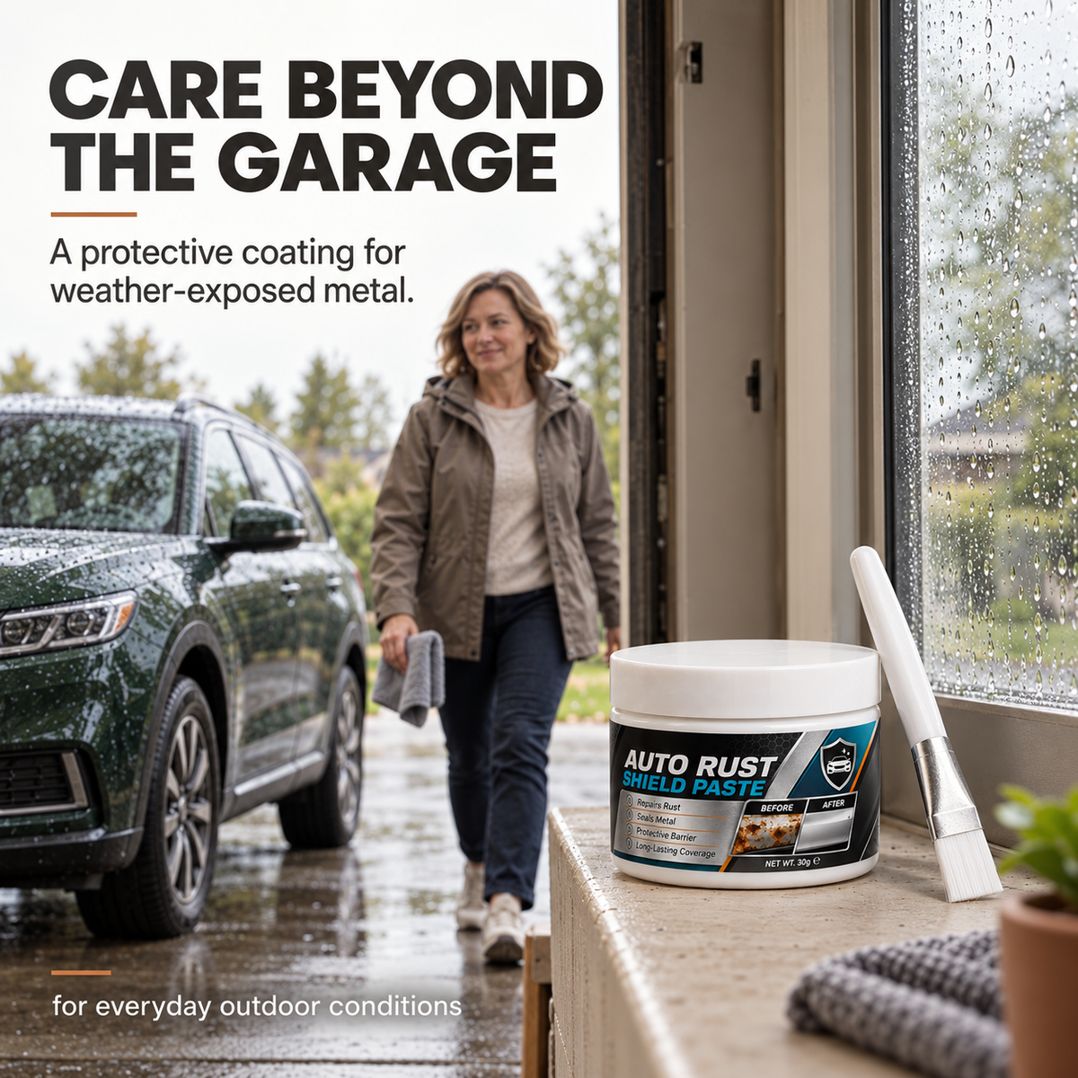 🚗Car Metal Rust Repair Paste‑ Auto Rust Shield Anti‑Corrosion Restoration Cream, Long‑Lasting Protective Barrier for Car Metal Surfaces