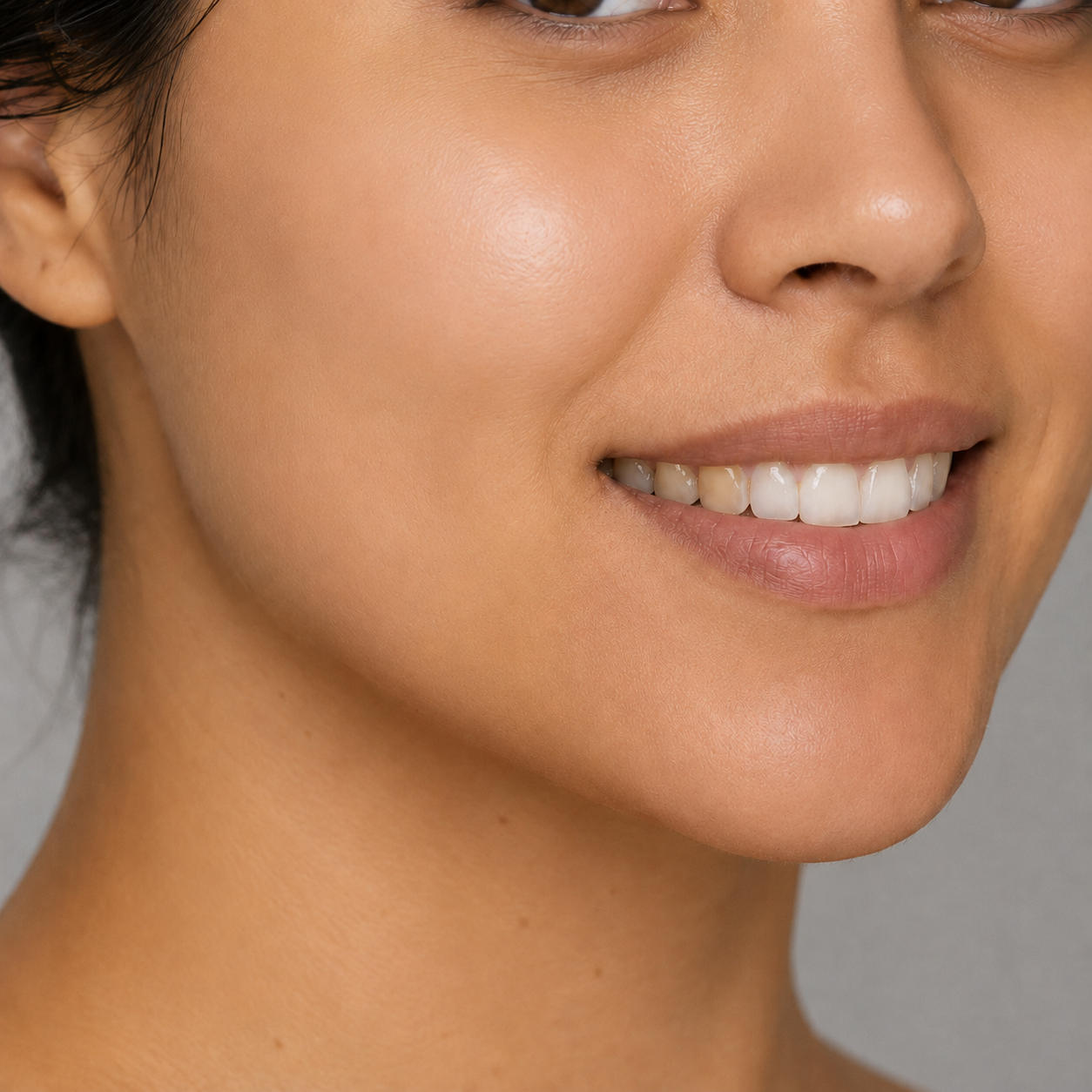 Skin with a more even-looking complexion