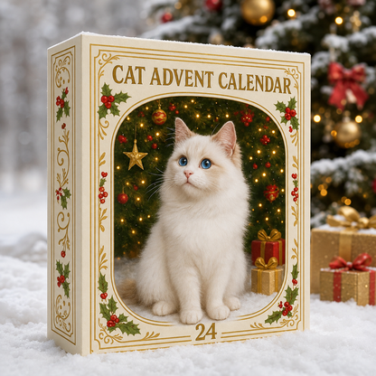 Advent Calendar 2026 Cat Advent Calendar Gift for Adults Friends Cat Owners and Lovers Christmas Holiday Countdown Gift 24 Designs Cats Charm Christmas Tree Ornament
