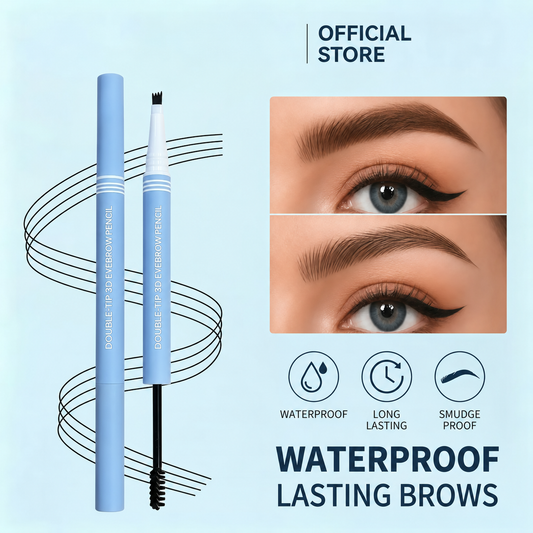 Stycove Waterproof 2-in-1 Micro-Fork Eyebrow Pen & Tinted Gel