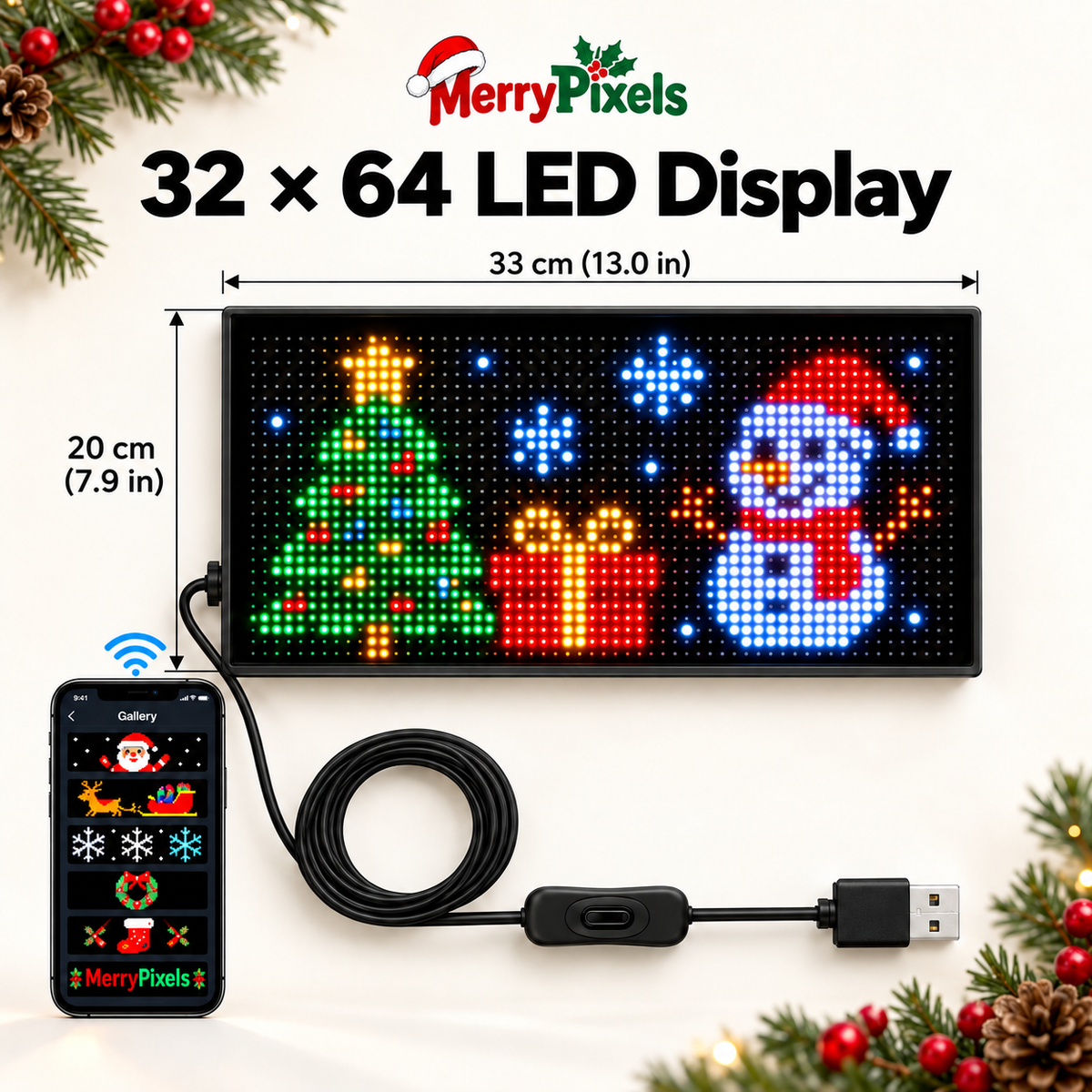 Merry Pixels Display