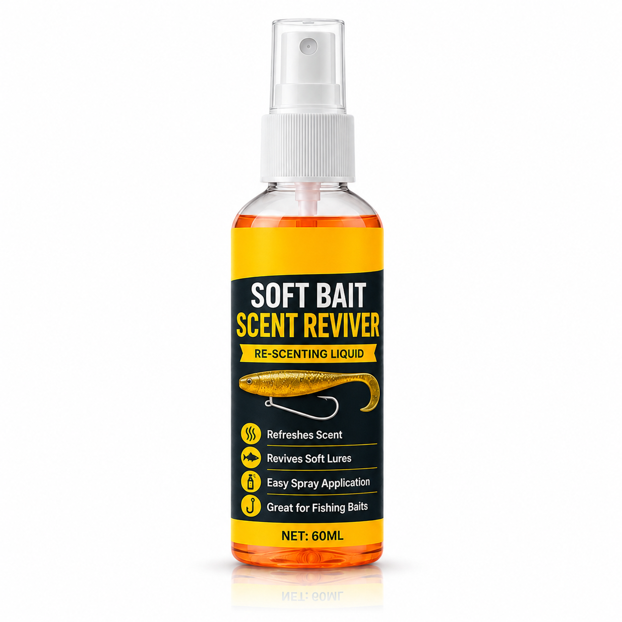 Soft Bait Scent Spray – Instant Fish-Attracting Reviver