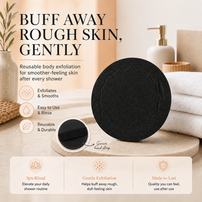 Exfoliating Scrub Bath Pads – Deep Exfoliation, Dead Skin Eraser, Reusable