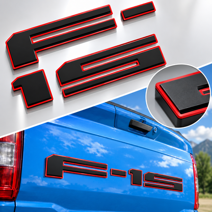 3D Raised Tailgate Letters – Premium ABS Overlay Trim Stickers