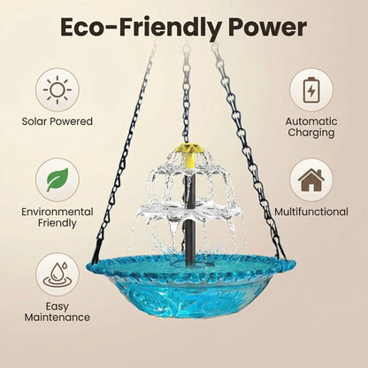 Solar Cascade Hanging Bird Bath Fountain🎁Buy 2 Free Shipping