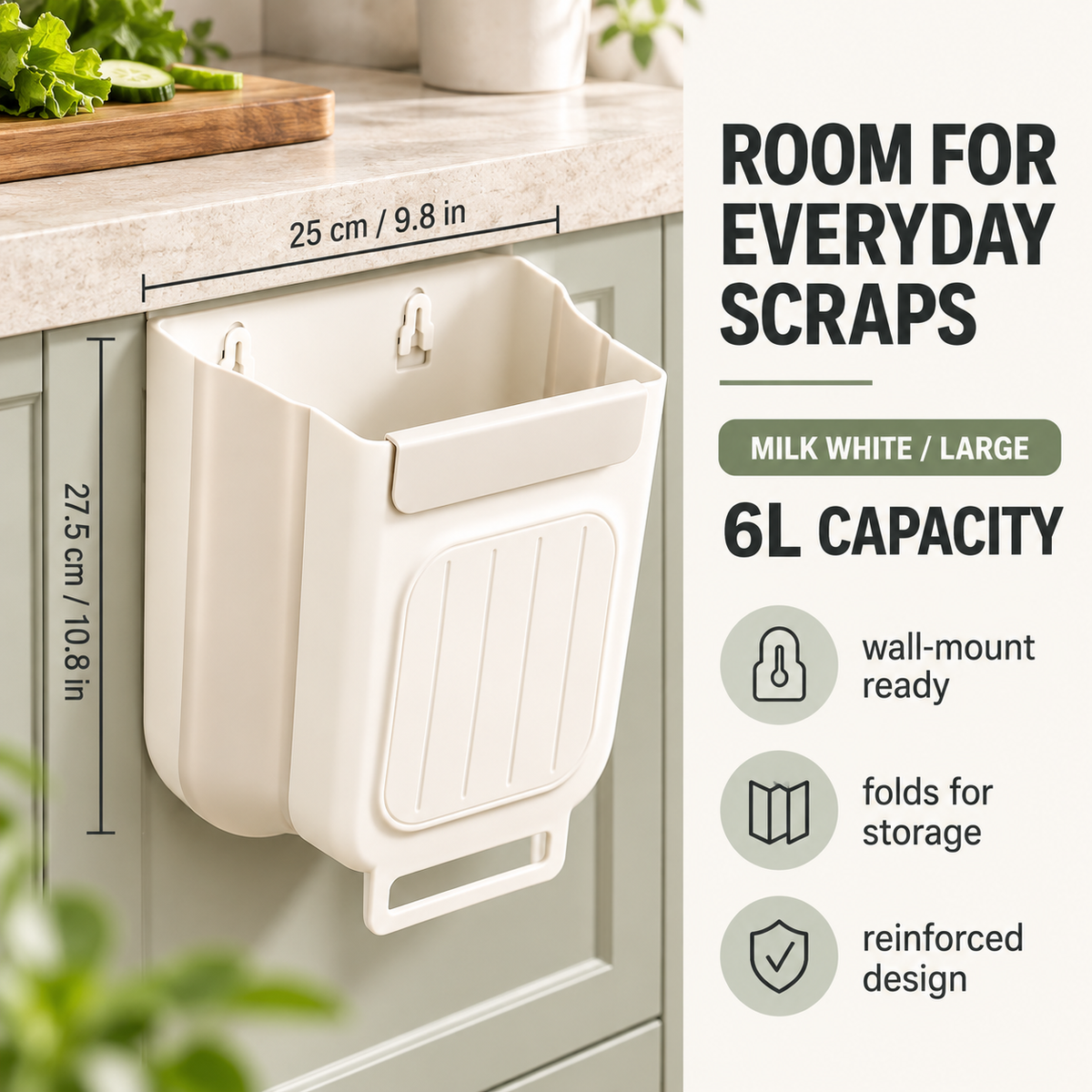 Foldable Hanging Trash Bin