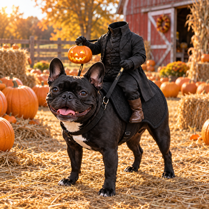 Puptailor Headless Horseman Pet Halloween Costume for Cat & Dog