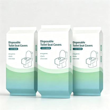 Disposable Toilet Seat Covers Waterproof 16x24in