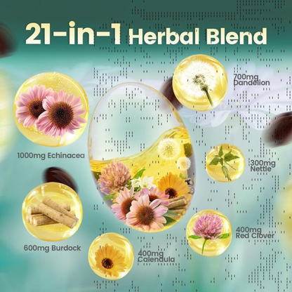 Stycove Lymphatic Drainage — 21-in-1 Advanced Botanical Formula（Purchase today and upgrade to 240 tablets/pack）