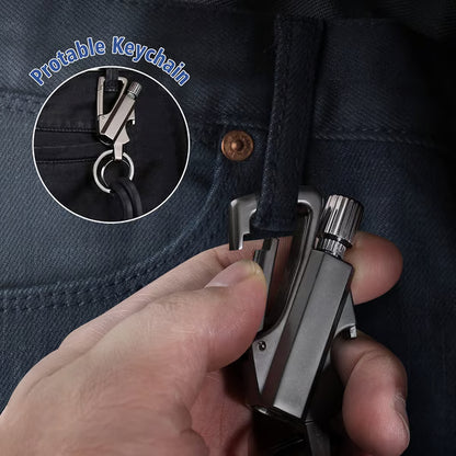 🔥Permanent Match Infinity Lighter with Multitool Keychain Bottle Opener