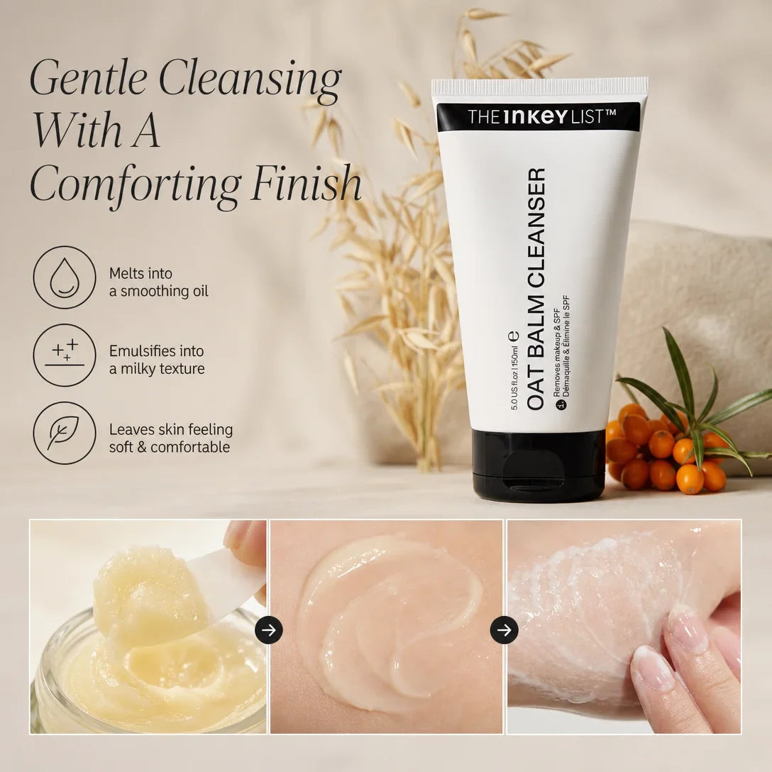 5% Oat Oil Gentle Makeup & Sunscreen Cleansing Balm