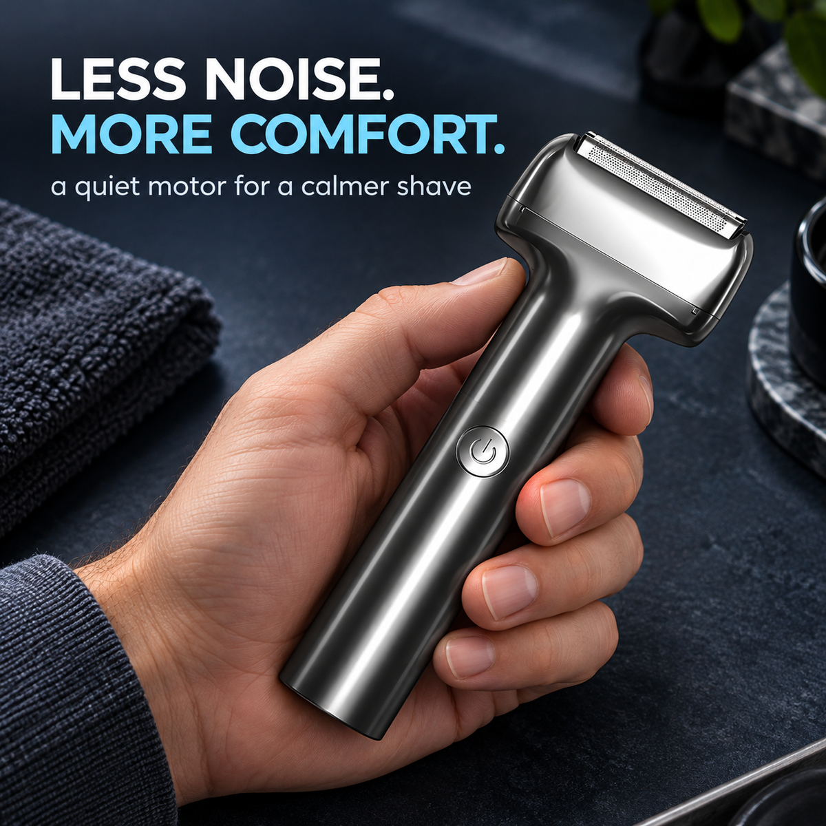 🪒Men's Rechargeable Foil Electric Shaver – Efficient Close Shaving, Cordless Portable Wet & Dry Beard Razor for Daily Grooming