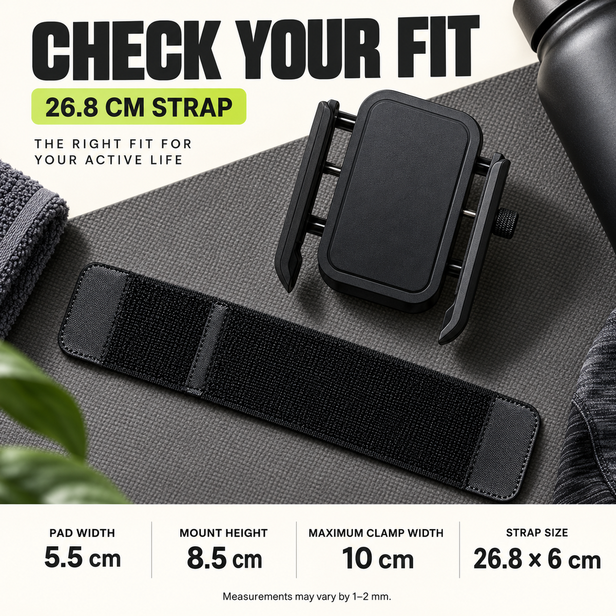 📱 360° Rotating Wrist & Arm Phone Holder – Hands-Free Sports Mount