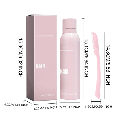 Hair Identifier Spray For Face Shaving Skin Body