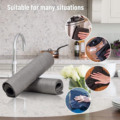 🔥10-Count Reusable Magic Cleaning Wipes, Thick & Streak-Free